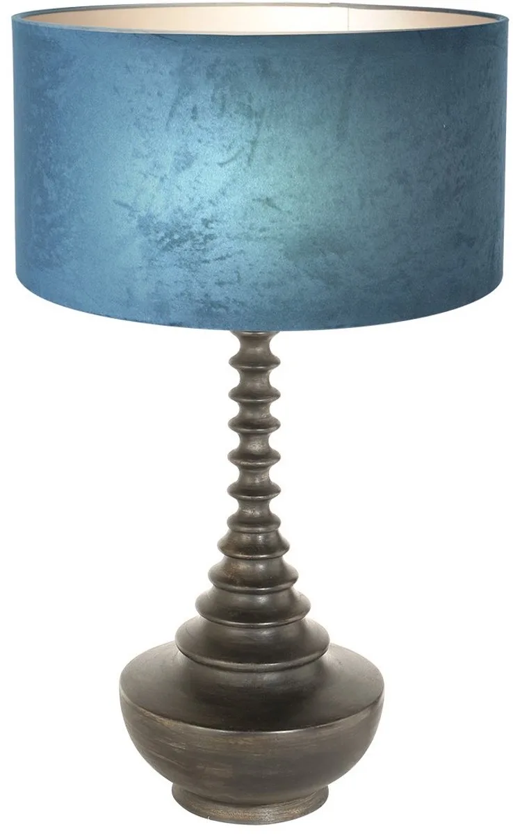tafellamp Bois - hout - 40 cm - E27 fitting - 3763ZW de Anne Light & Home en Noir – photo produit