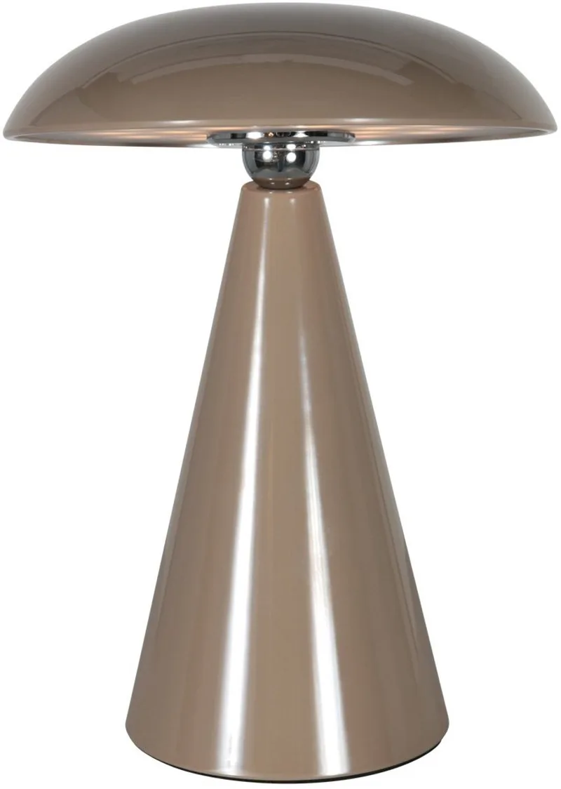 Tafellamp - Mush - elektronica kunststof metaal - Ø 16cm - LED - 4856B - Anne Lighting by Anne Light & Home in Brown – product photo