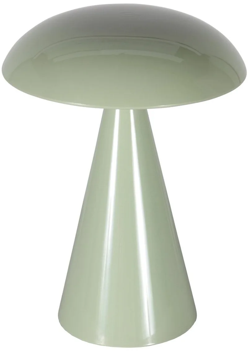 Tafellamp - Mush - elektronica kunststof metaal - Ø 16cm - LED - 4856G - Anne Lighting von Anne Light & Home in Grün – Produktfoto