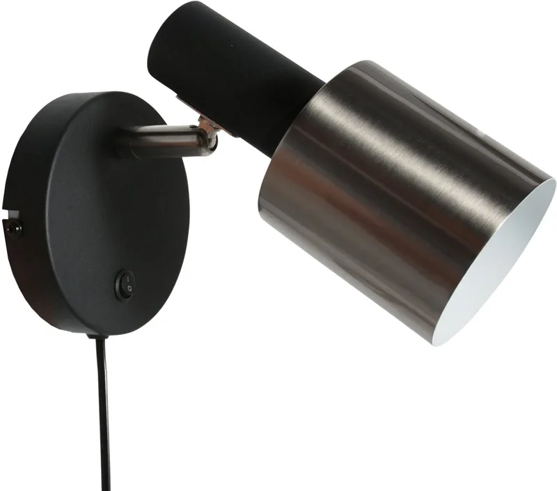 Wandlamp - Fjorgard - metaal - Ø 20cm - E27 - 4848ZW - Anne Lighting by Anne Light & Home in Black – product photo