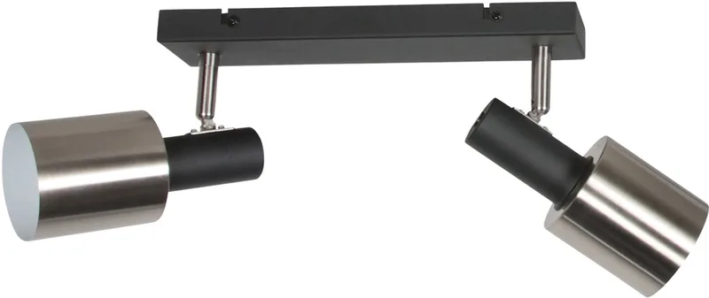 Wandlamp - Fjorgard - metaal - opbouwspot - E27 - 4849ZW - Anne Lighting von Anne Light & Home in Schwarz – Produktfoto