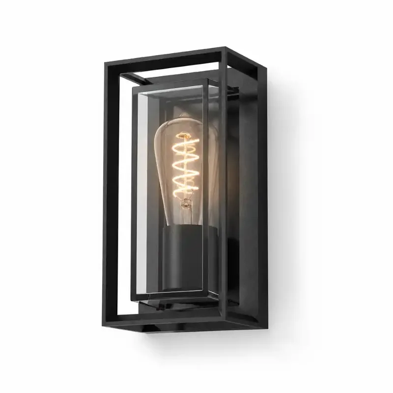 Buitenlamp Leeds H 26 cm zwart de Artdelight – photo produit