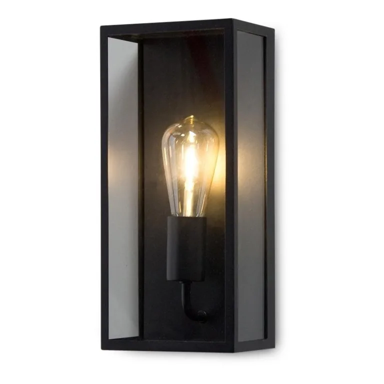 Buitenlamp Rowin wand H 35 cm zwart von Artdelight – Produktfoto