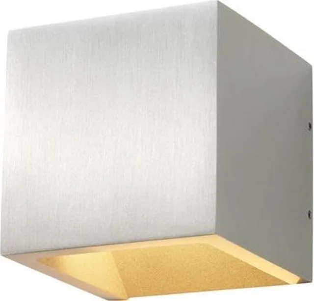 Cube Wandlamp LED alu 2700k 696lm IP54 dimbaar - Modern