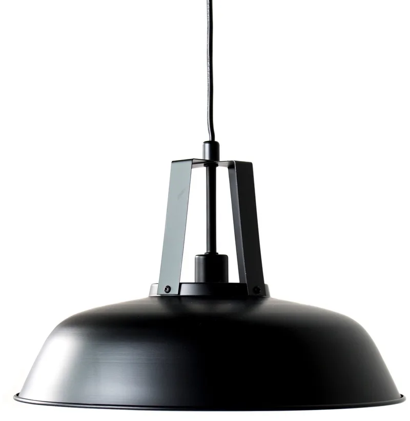 Hanglamp Lauren - E27 - IP20 - Dimbaar de Artdelight en Noir – photo produit