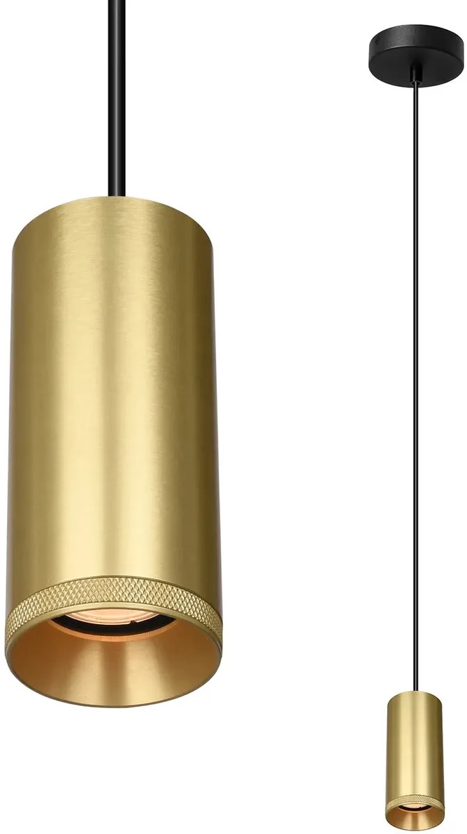 Hanglamp Milano 1 lichts 15 cm mat van Artdelight in Goud – productfoto