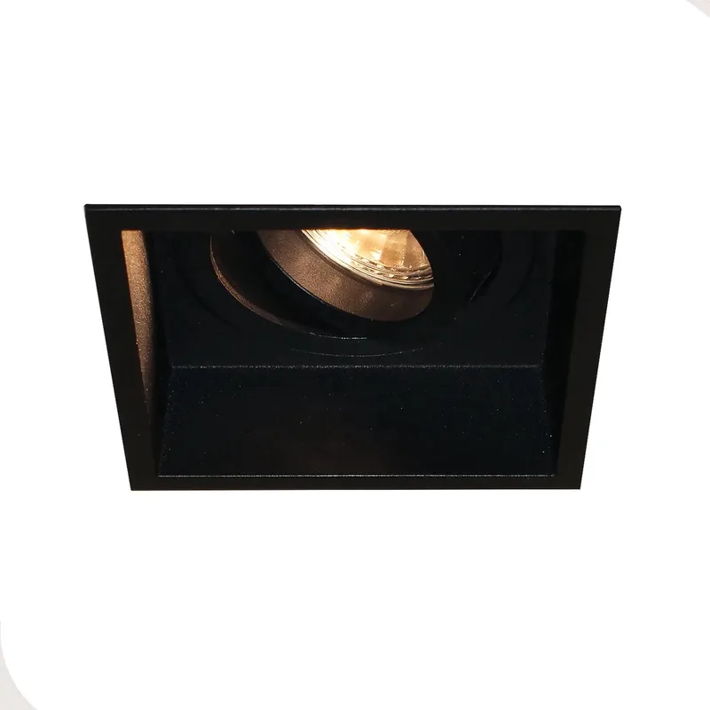 Inbouwspot Rex vierkant 9,2 cm fra Artdelight i Sort – produktbillede
