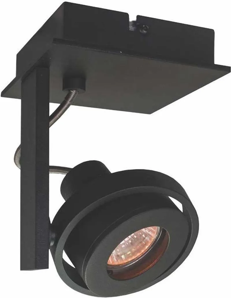 Meist Spot 1 lichts excl. GU10 lichtbron - Modern de Artdelight en Noir – photo produit