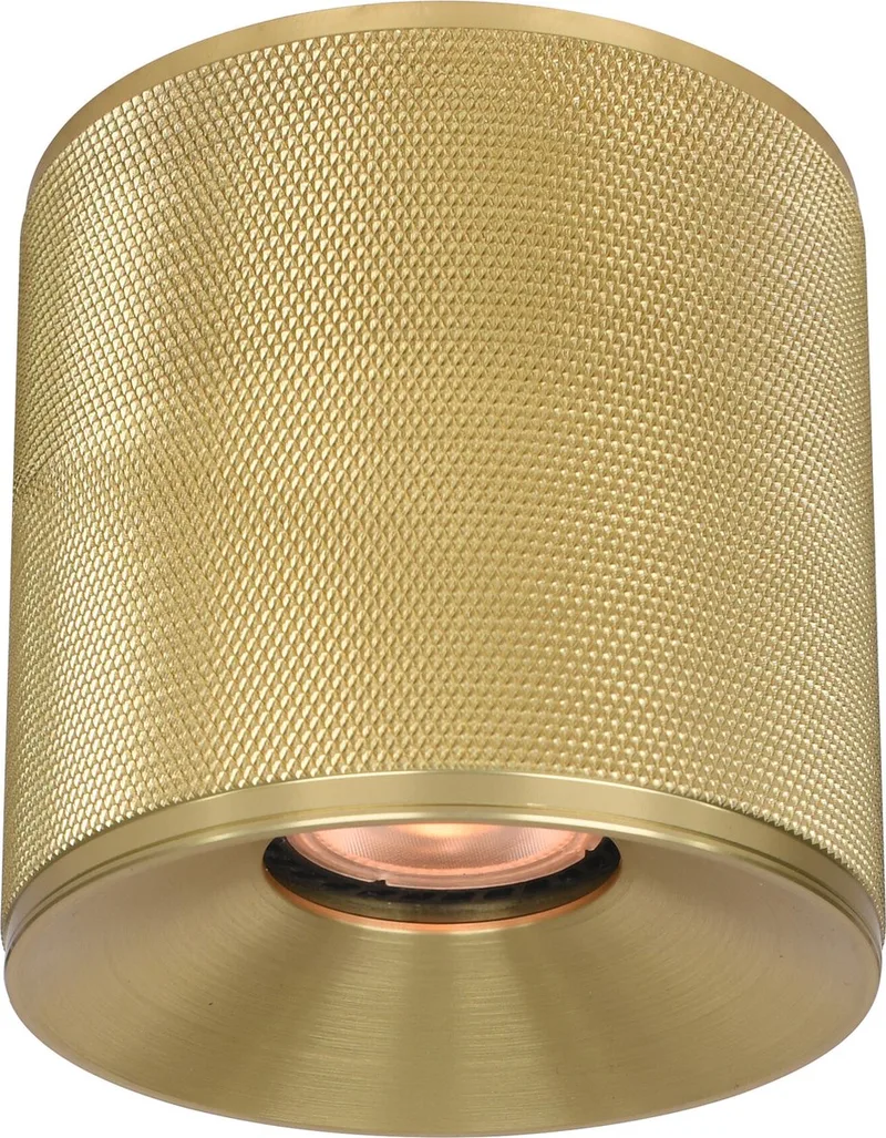 Plafondlamp Costa Ø 10,5 cm GU10 mat von Artdelight in Gold – Produktfoto