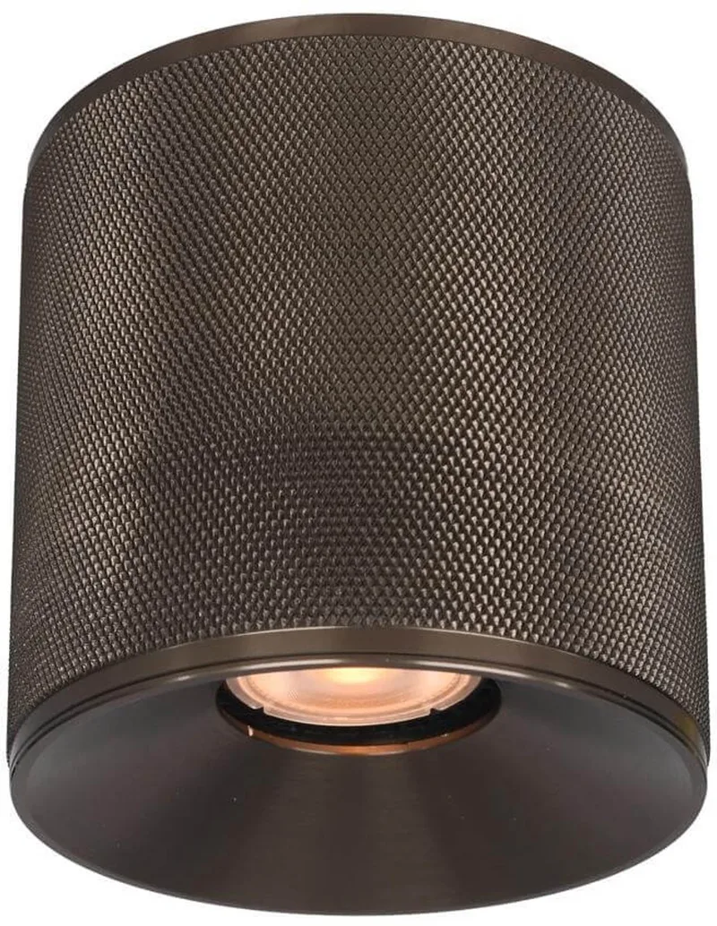 Plafondlamp Costa Ø 10,5 cm GU10 metallic van Artdelight in Brons – productfoto