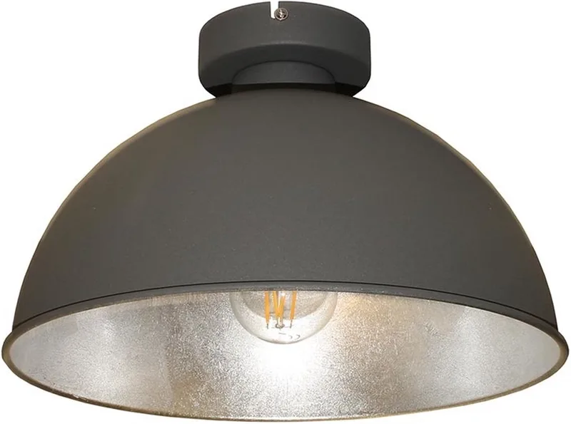 Plafondlamp Curve Ø 31 cm grijs-zilver fra Artdelight i Grå – produktbillede