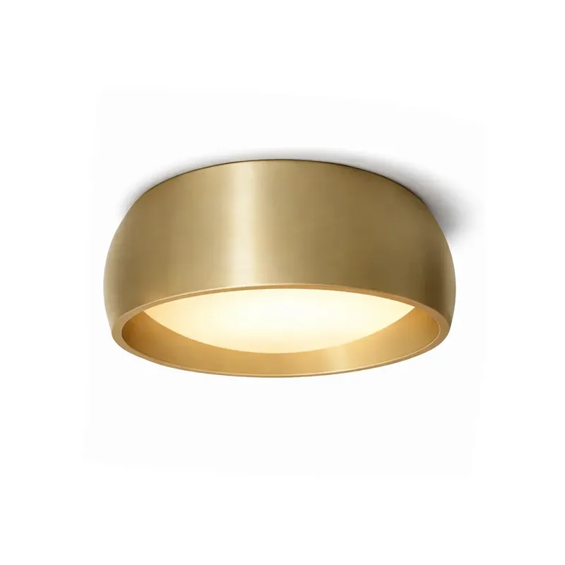 Plafondlamp Montana Ø 15 cm goud de Artdelight – photo produit