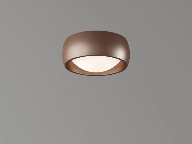 Plafondlamp Montana Ø 15 cm koper by Artdelight in Bronze – product photo