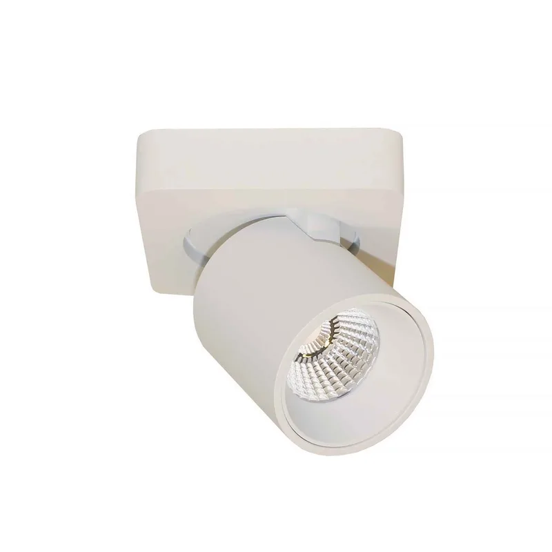 Spot Laguna 1 lichts 10 x 10 cm wit de Artdelight – photo produit