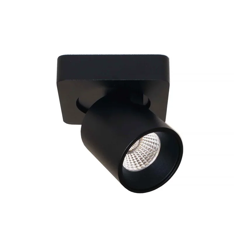Spot Laguna 1 lichts 10 x 10 cm zwart de Artdelight – photo produit