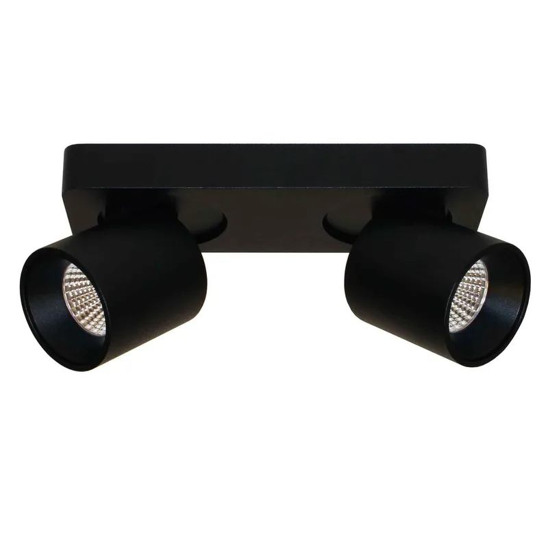 Spot Laguna 2 lichts L 22 cm B 8,5 cm zwart by Artdelight – product photo