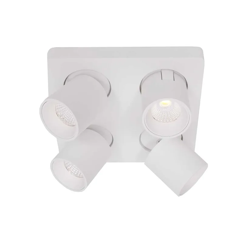Spot Laguna 4 lichts 22 x 22 cm wit de Artdelight – photo produit