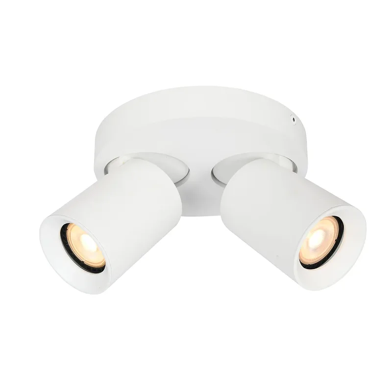 Spot Megano 2 lichts Ø 17 cm wit fra Artdelight – produktbillede