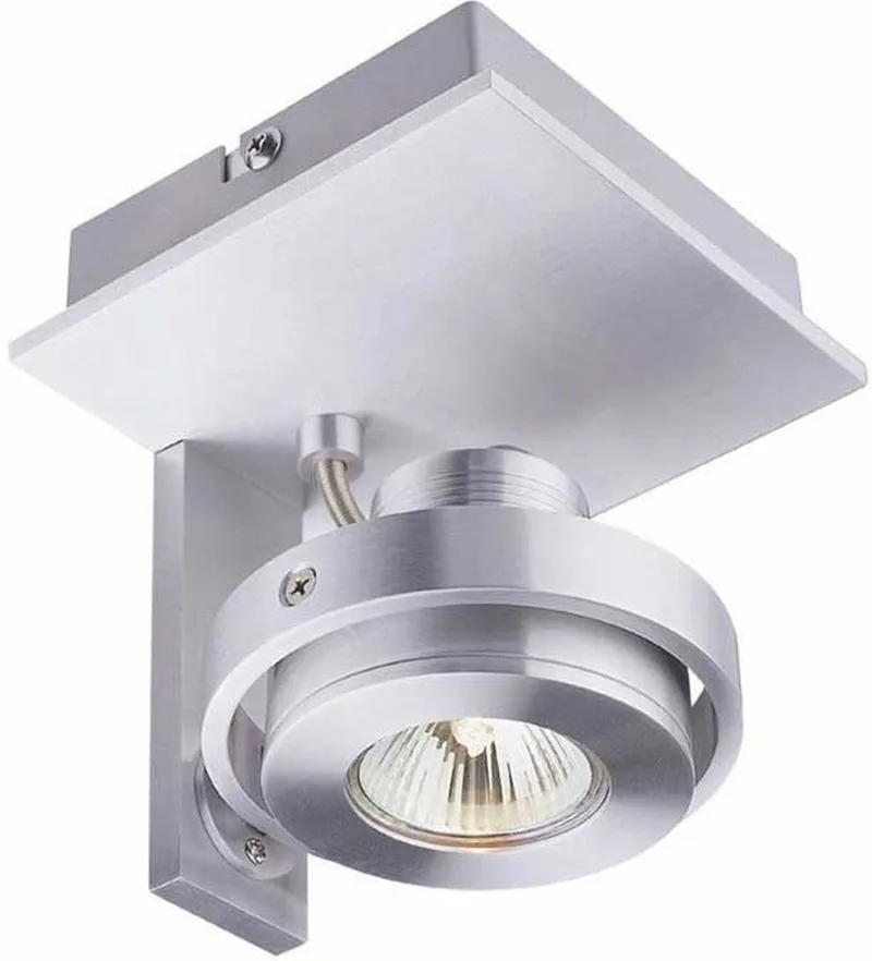 Spot Meist 1 lichts van Artdelight in Aluminium – productfoto