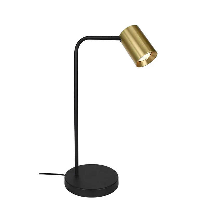 Tafellamp Megano H 45 cm zwart goud fra Artdelight – produktbillede