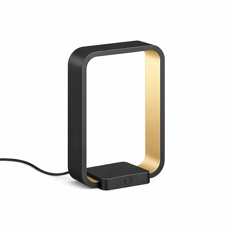 Tafellamp Modesto H 20 cm zwart goud de Artdelight – photo produit