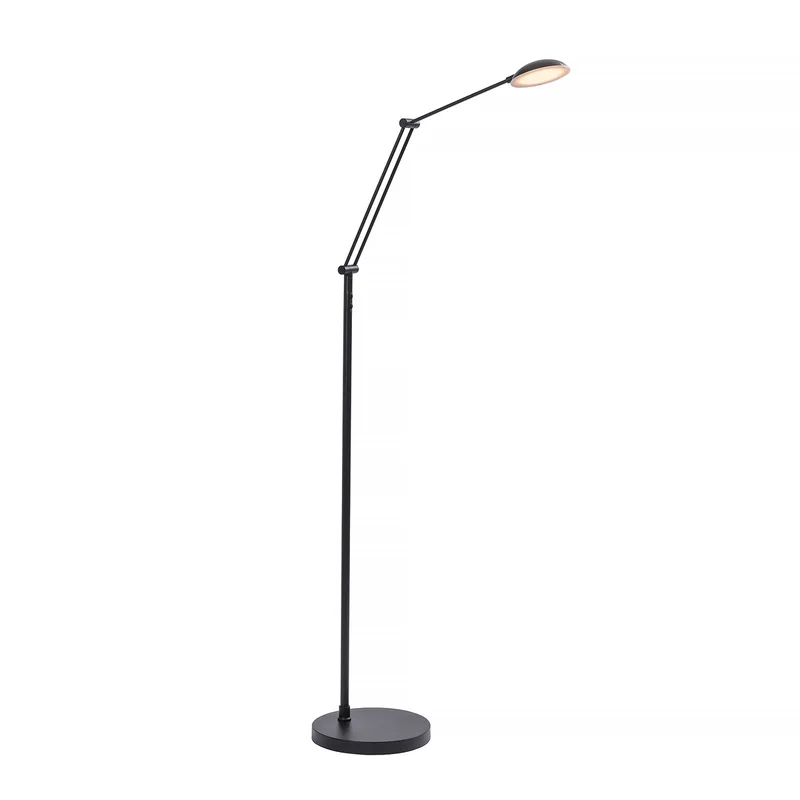 Vloerlamp Palermo H 135 cm zwart von Artdelight – Produktfoto