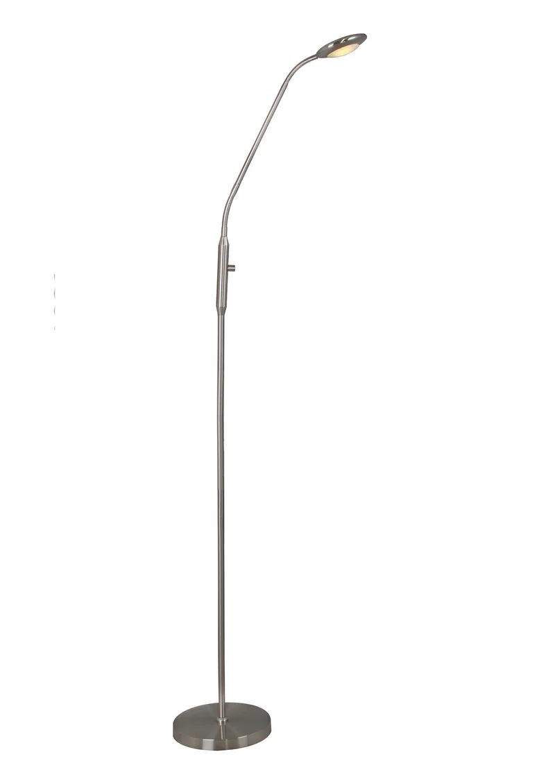 Vloerlamp UFO H 140 cm mat chroom fra Artdelight – produktbillede
