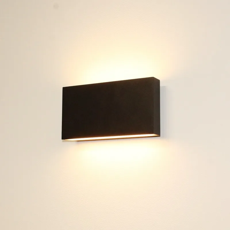 Wandlamp Box L 17 cm H 9 cm zwart fra Artdelight – produktbillede