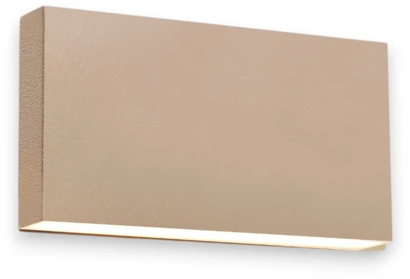 Wandlamp BOX2 2 x 6.5Watt IP65 de Artdelight en Champagne – photo produit