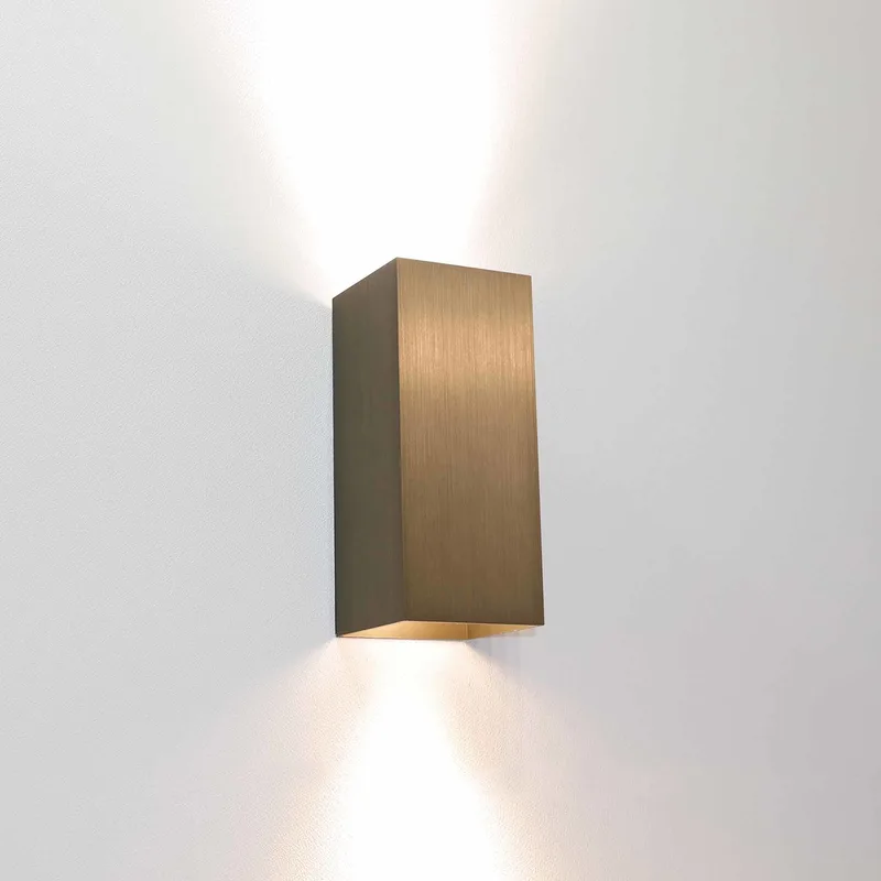 Wandlamp Dante 2 lichts 15,5 x 6,5 cm metallic brons von Artdelight – Produktfoto