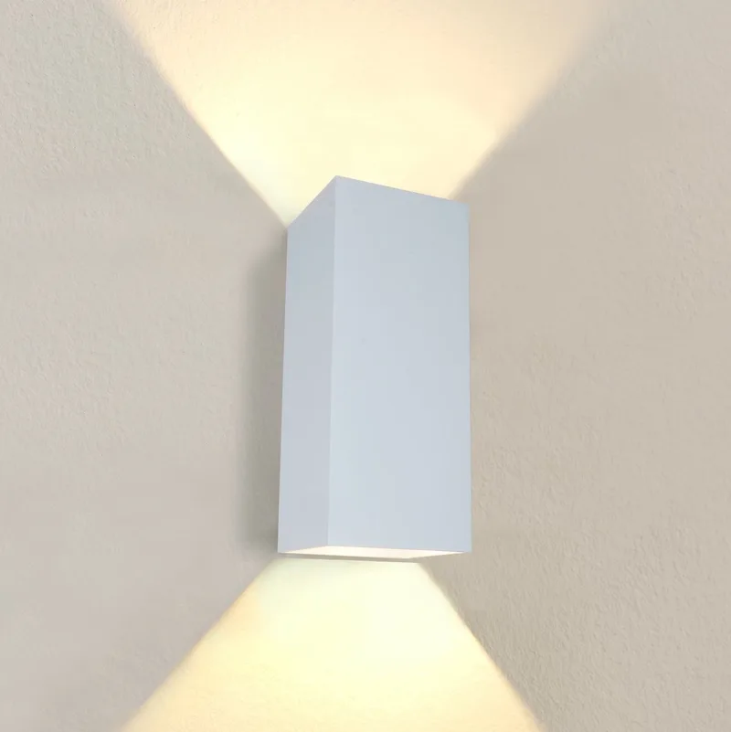 Wandlamp Dante XL 2 lichts 24 x 10 cm de Artdelight en Blanc – photo produit