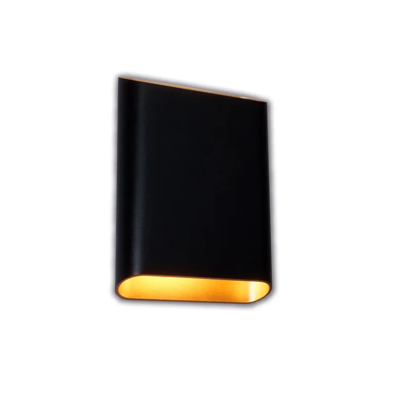 Wandlamp Diaz Large H 20 cm zwart goud von Artdelight – Produktfoto
