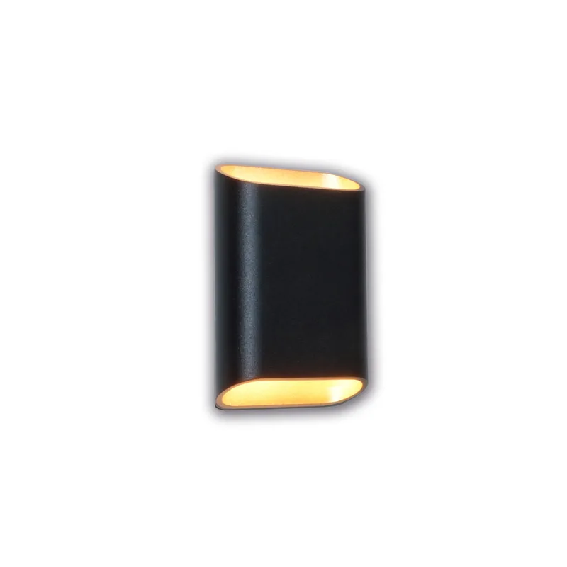 Wandlamp Diaz Small H 15 cm zwart goud de Artdelight – photo produit