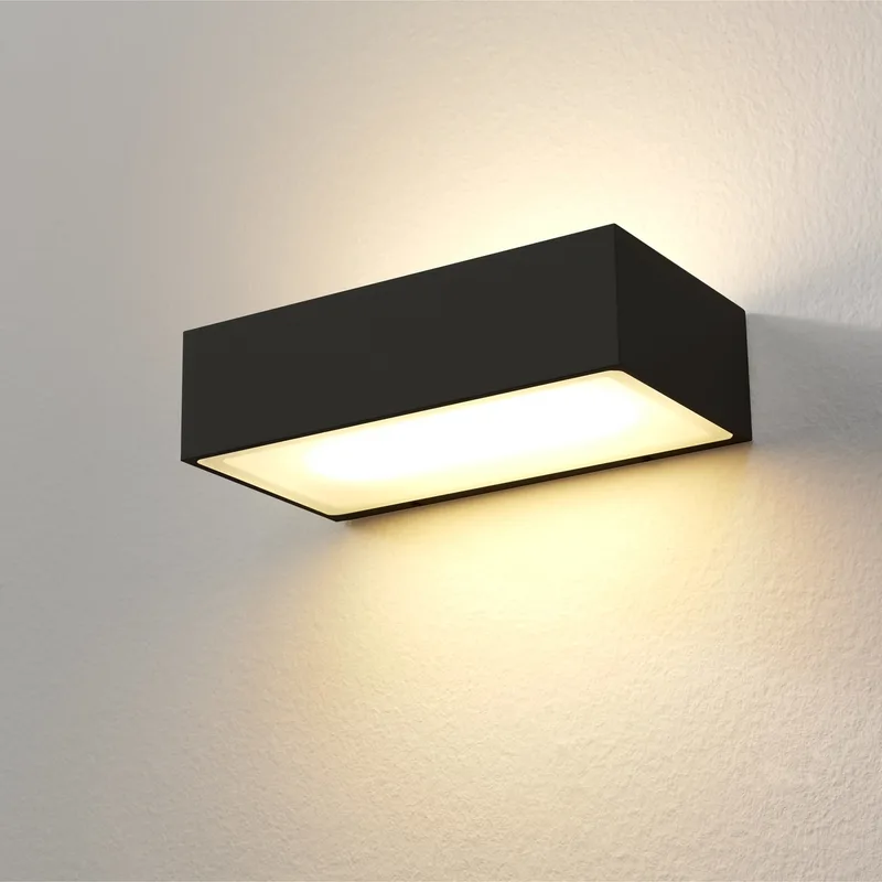 Wandlamp Eindhoven L 18 cm zwart fra Artdelight – produktbillede