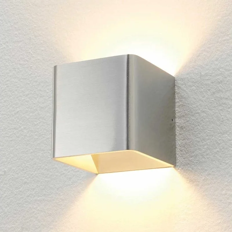 Wandlamp Fulda 10x10 cm aluminium de Artdelight – photo produit