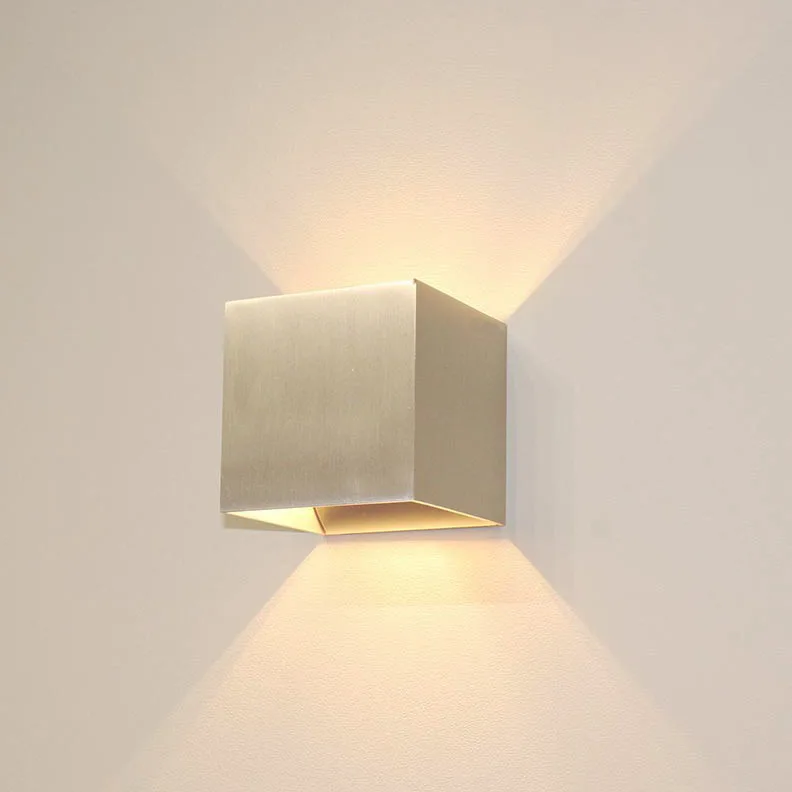 Wandlamp Gymm 10x10 cm excl. G9 aluminium de Artdelight – photo produit