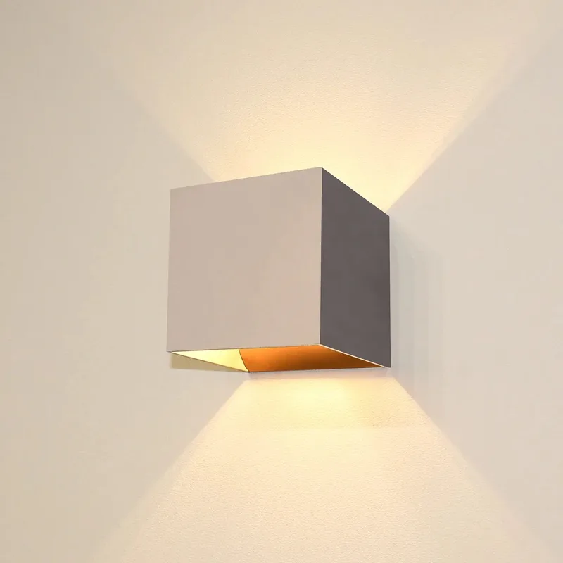 Wandlamp Gymm 10x10 cm excl. G9 von Artdelight in Champagne – Produktfoto
