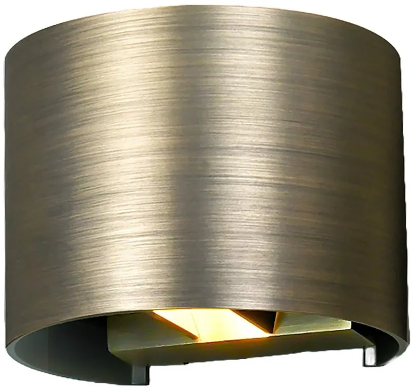 Wandlamp Gyro B 13 cm antiek von Artdelight in Bronze – Produktfoto