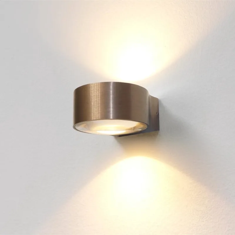 Wandlamp Hudson Ø 11 cm licht von Artdelight in Bronze – Produktfoto
