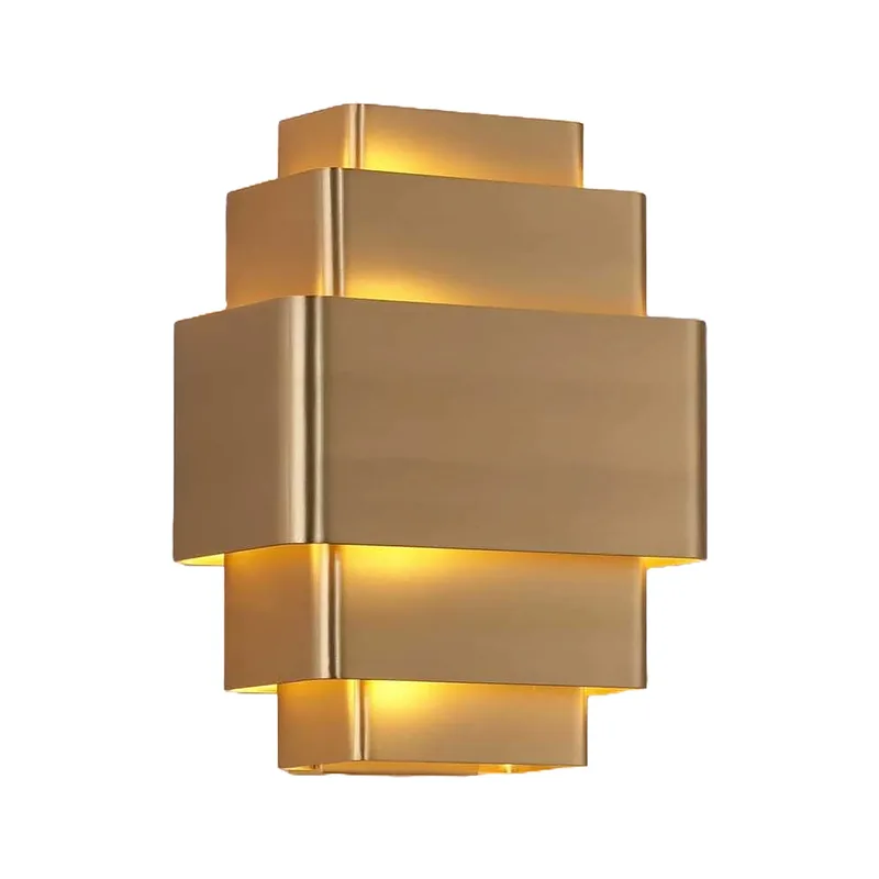 Wandlamp Layers B 20 cm brons van Artdelight – productfoto