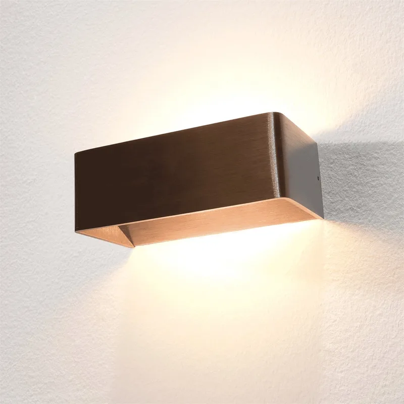 Wandlamp Mainz 20 x 7 cm koper fra Artdelight i Bronze – produktbillede