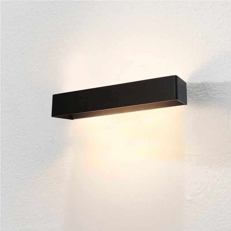 Wandlamp Mainz XL 50 x 7 cm de Artdelight en Noir – photo produit