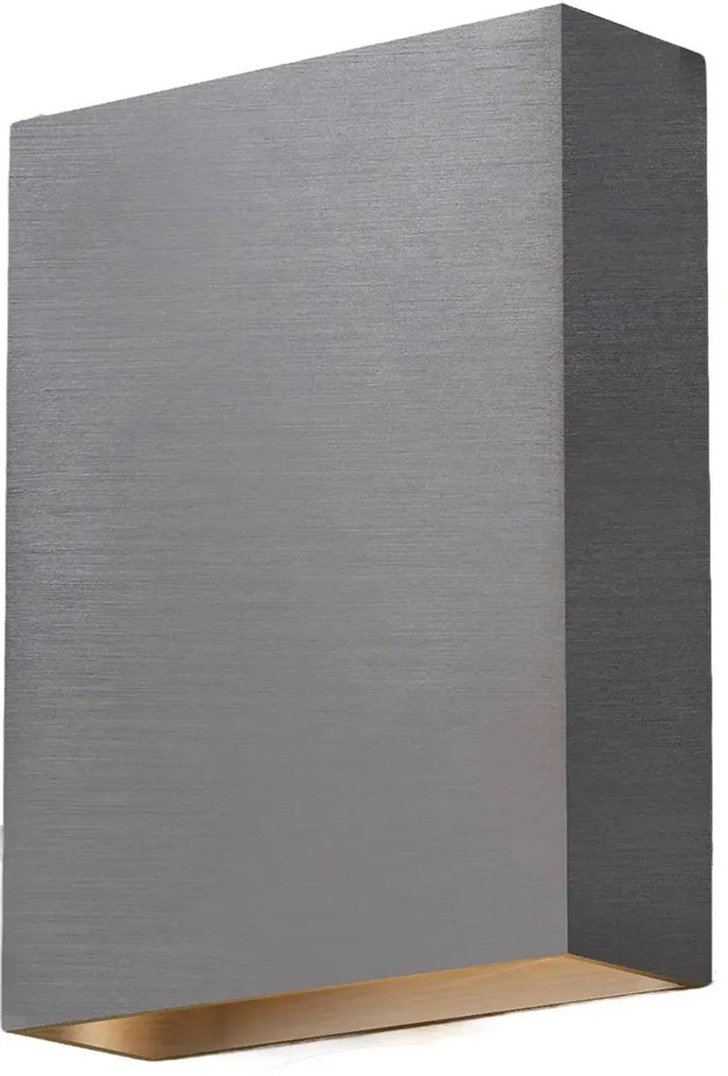 Wandlamp Memphis H 16 cm gun metal fra Artdelight i Mat chroom – produktbillede