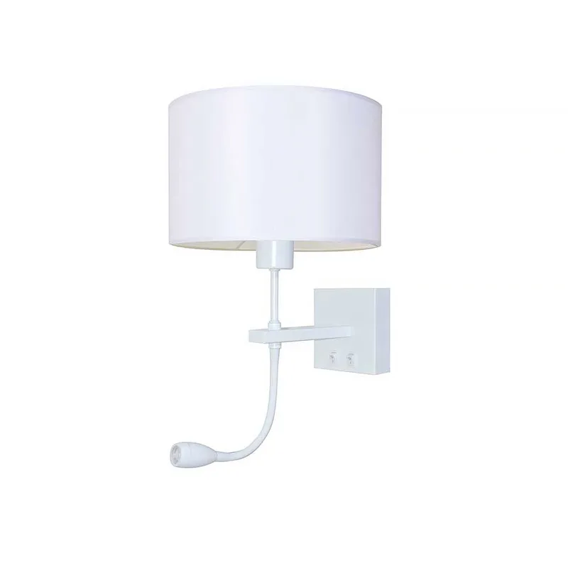 Wandlamp Quad incl. kap Ø 20 cm wit von Artdelight – Produktfoto