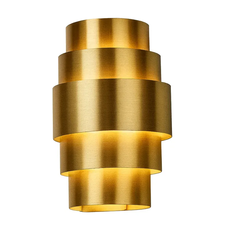 Wandlamp Rolls H 22 cm brons van Artdelight – productfoto
