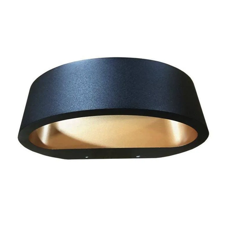 Wandlamp Sharp zwart koper de Artdelight – photo produit