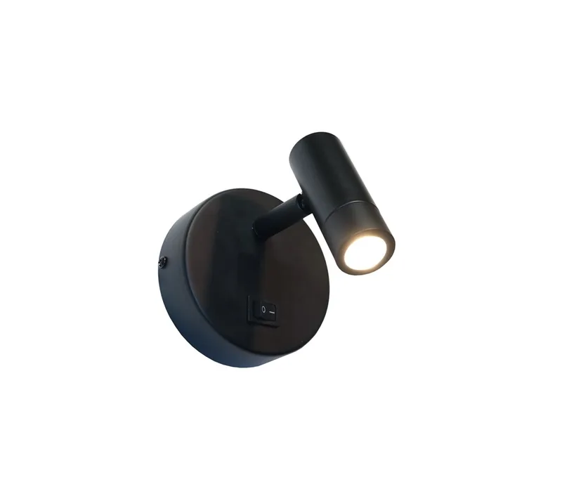 Wandlamp Simply zwart van Artdelight – productfoto