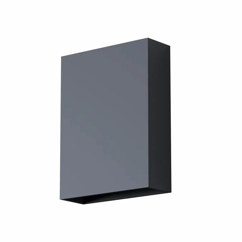 Zwarte wandlamp Memphis - Up & Down LED de Artdelight en Noir – photo produit
