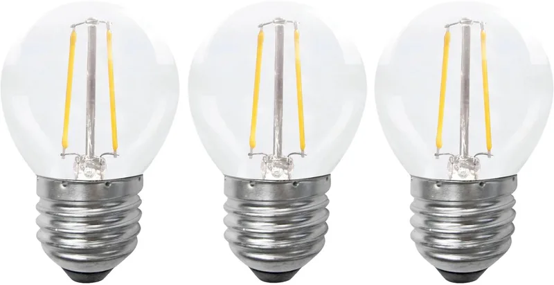 Bailey | 3x LED Bol | Grote fitting E27 | 2W fra Bailey – produktbillede