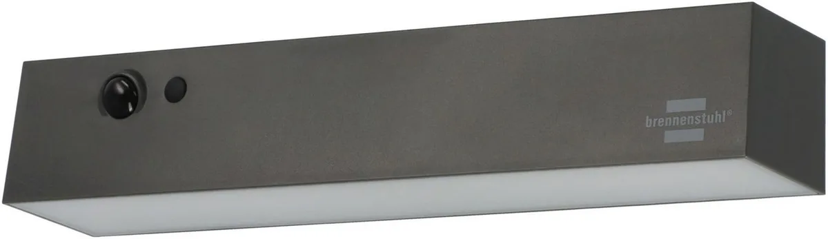 SOL 1000 Cubus 1173740001 Applique solaire extérieure 6.9 W Couleur déclairage (ampoule LED): blanc neutre de Brennenstuhl en Gris – photo produit